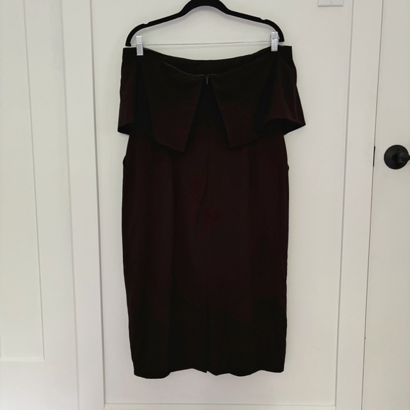 Lulu’s Lots of Love Black Strapless Midi Dress Size XL Chic Classic Event - Picture 5 of 8